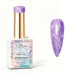 Violet Dream Aurora Pearl Gel Polish with purple pearl shimmer swatch and glossy nail finish