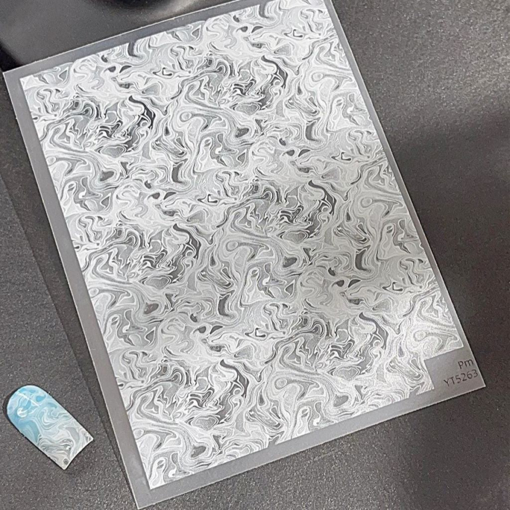 Waves Nail Art Sticker