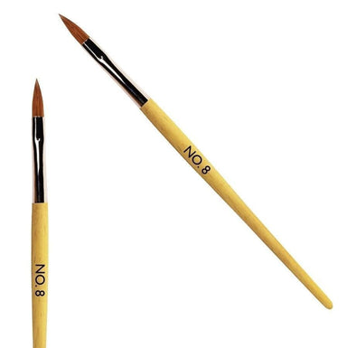 2pcs Acrylic Brush Beginner size #8 - NSI Australia