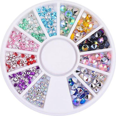 3D Gems Crystal Nail Art Decoration Rhinestones Wheel SP0001-56 - NSI Australia