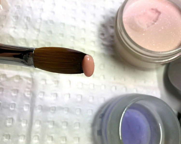 Acrylic Kolinsky Nail Brush #18 Crimped - NSI Australia