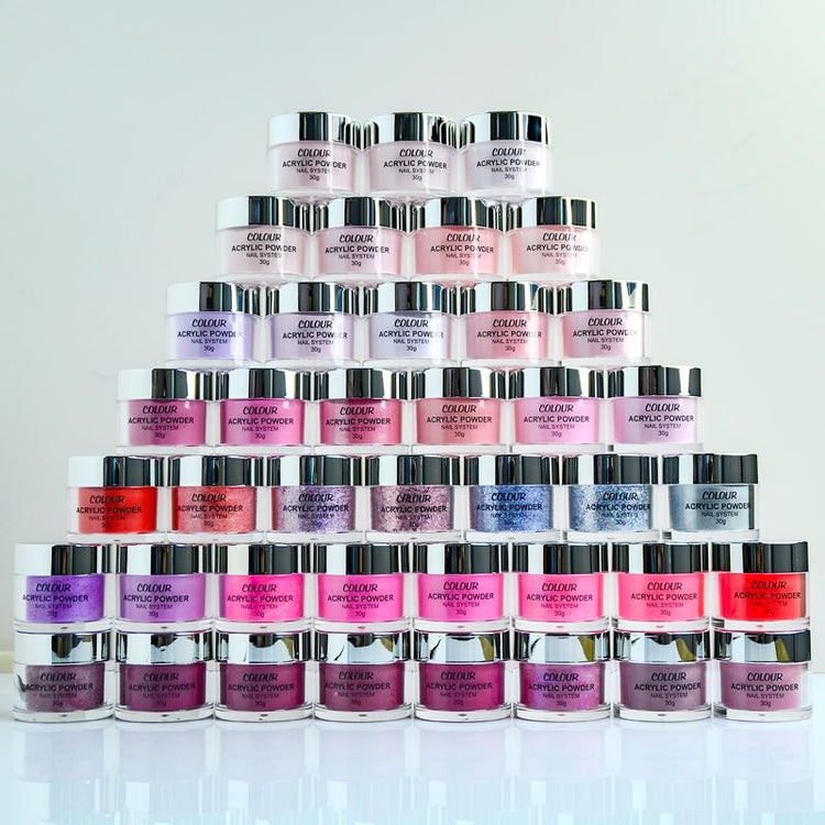Acrylic Nail Powder Colours 30g - NSI Australia