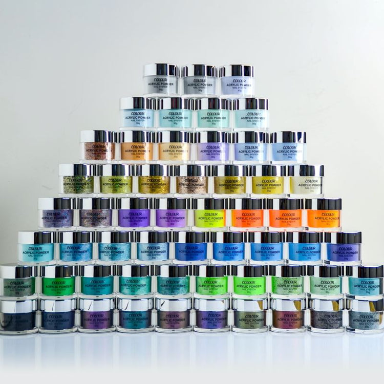 Acrylic Nail Powder Colours 30g - NSI Australia