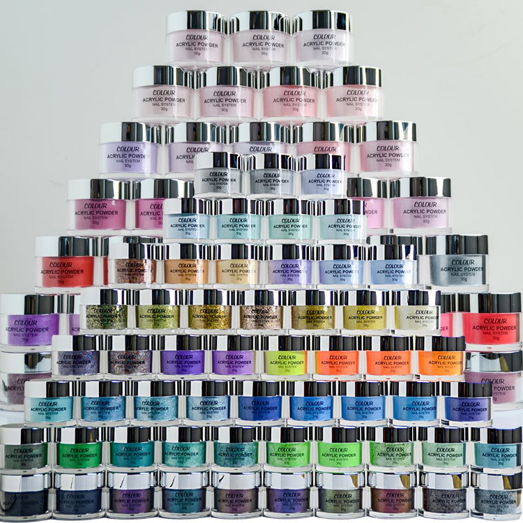 Acrylic Nail Powder Colours 30g - NSI Australia