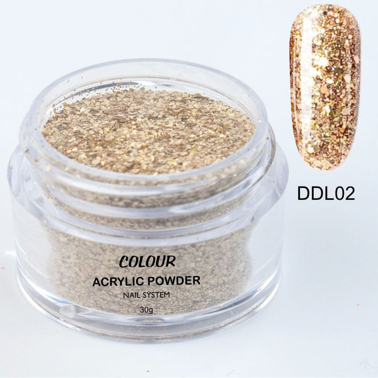 Acrylic Nail Powder Colours 30g - NSI Australia