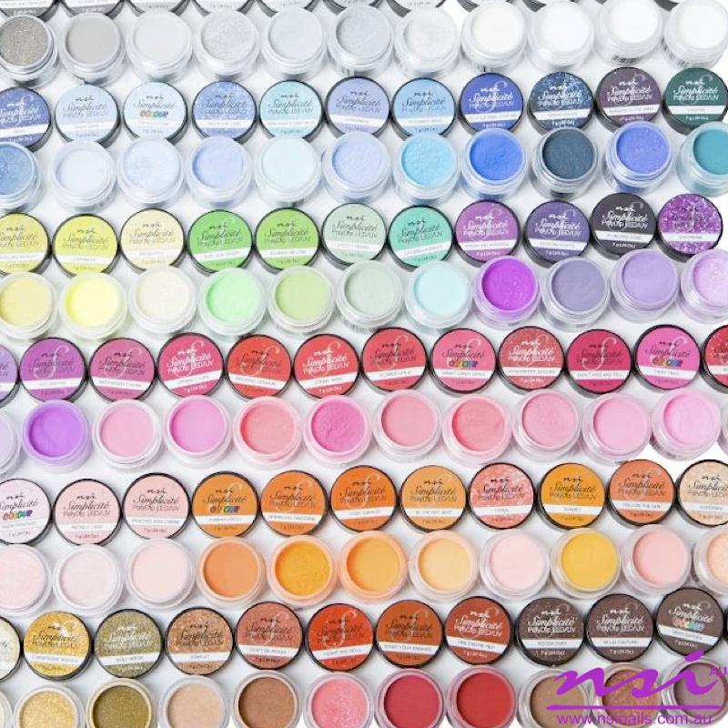 Acrylic Nail Powder Colours 7g - NSI Australia