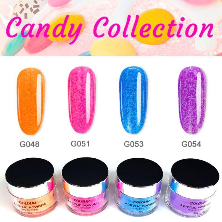 Acrylic Nail Powders ~ Candy Collection - NSI Australia