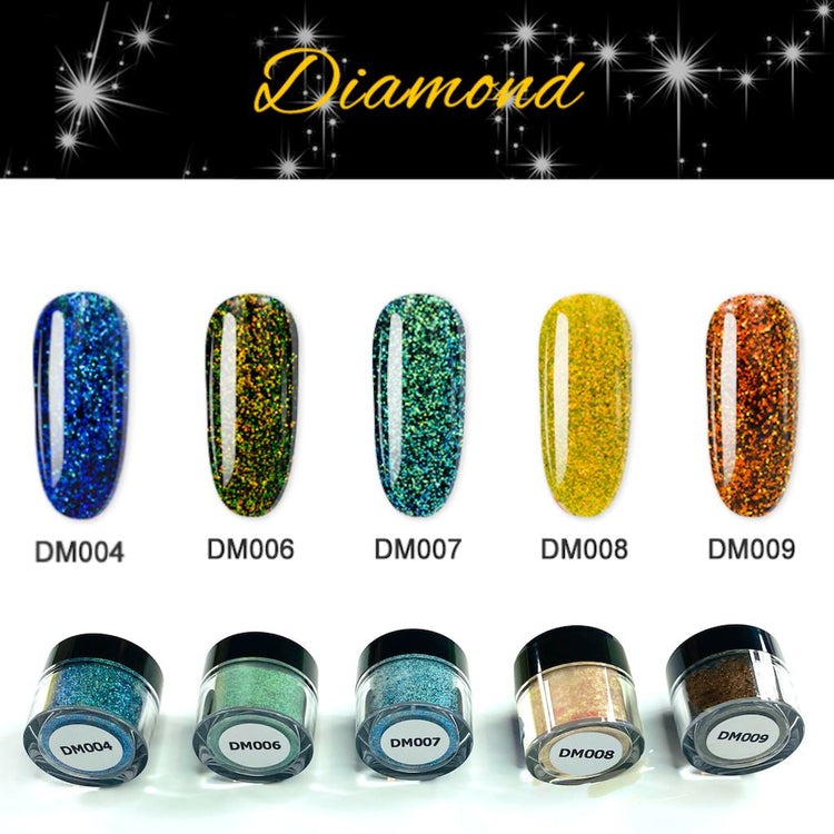 Acrylic Nail Powders ~ Diamond Collection - NSI Australia