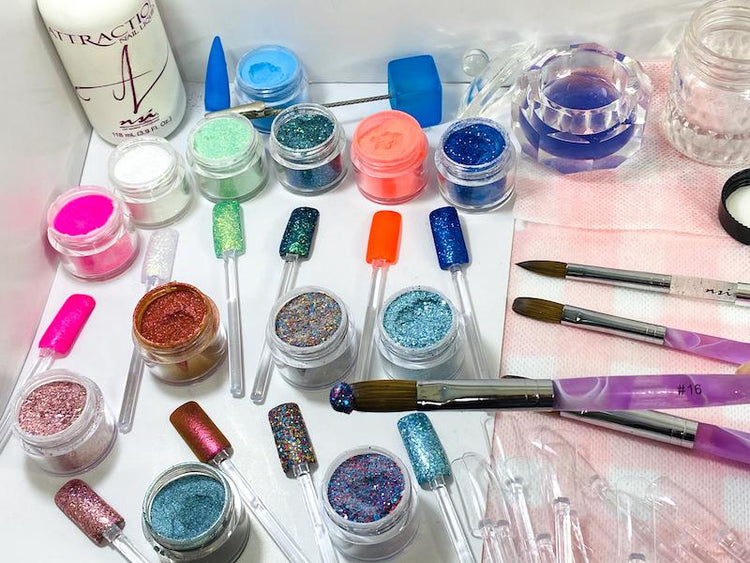Acrylic Nail Powders ~ Galaxy Colours - NSI Australia