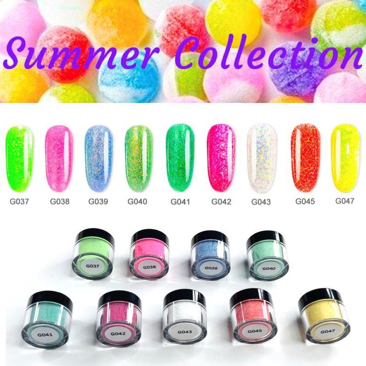 Acrylic Nail Powders ~ Summer Collection - NSI Australia