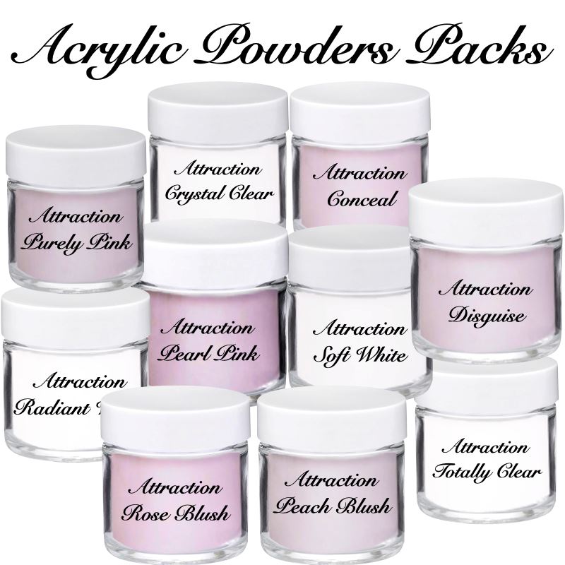 Acrylic Powders 10g Jar Packs - NSI Australia