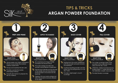Argan Powder Foundation - Dark Tan - NSI Australia