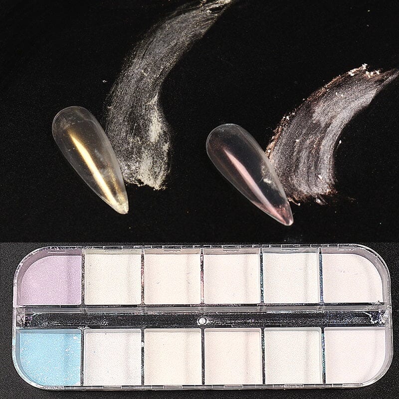 Aurora Ice Pearl Chrome Pigment Powders Tray - NSI Australia