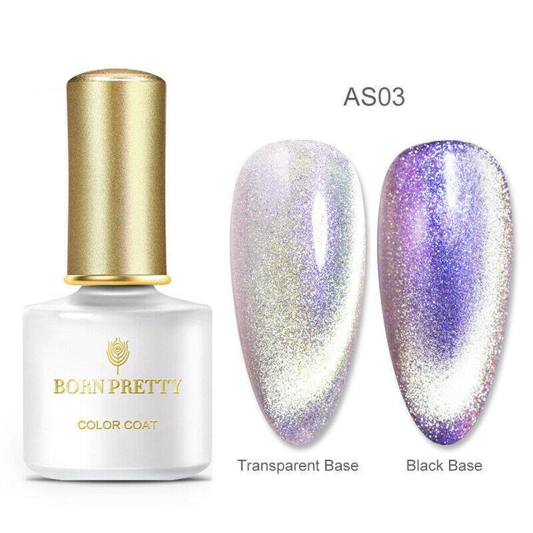 Aurora Snow Light Cat Eye Magnetic Gel Born Pretty - NSI Australia