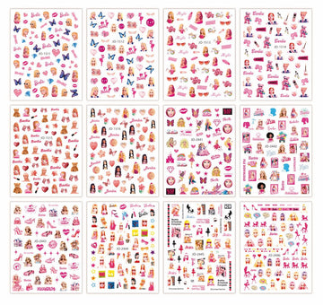 Barbie Nail Art Stickers - NSI Australia