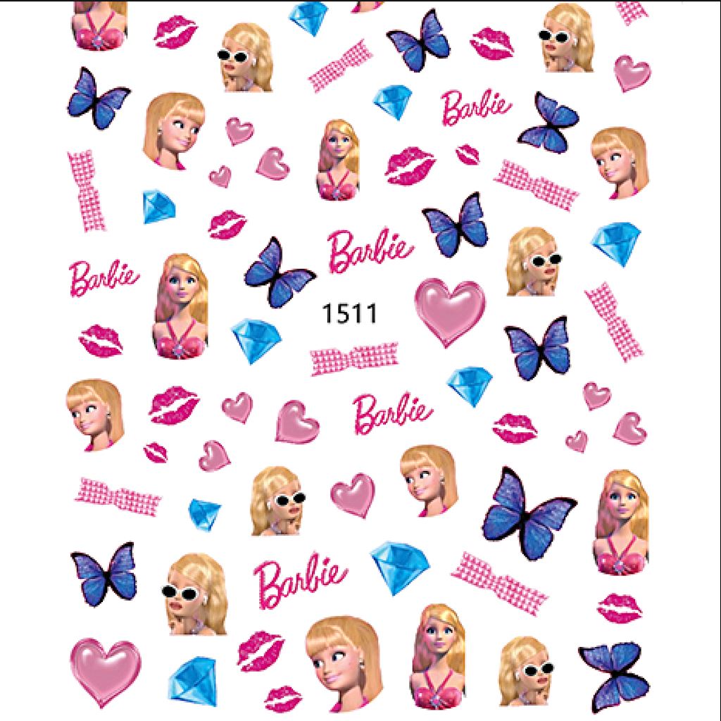 Barbie Nail Art Stickers - NSI Australia
