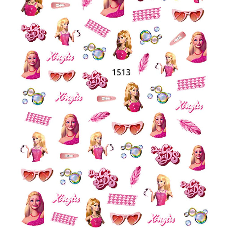 Barbie Nail Art Stickers - NSI Australia