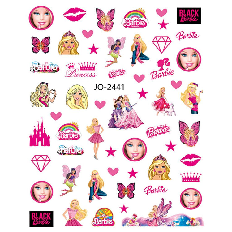Barbie Nail Art Stickers - NSI Australia