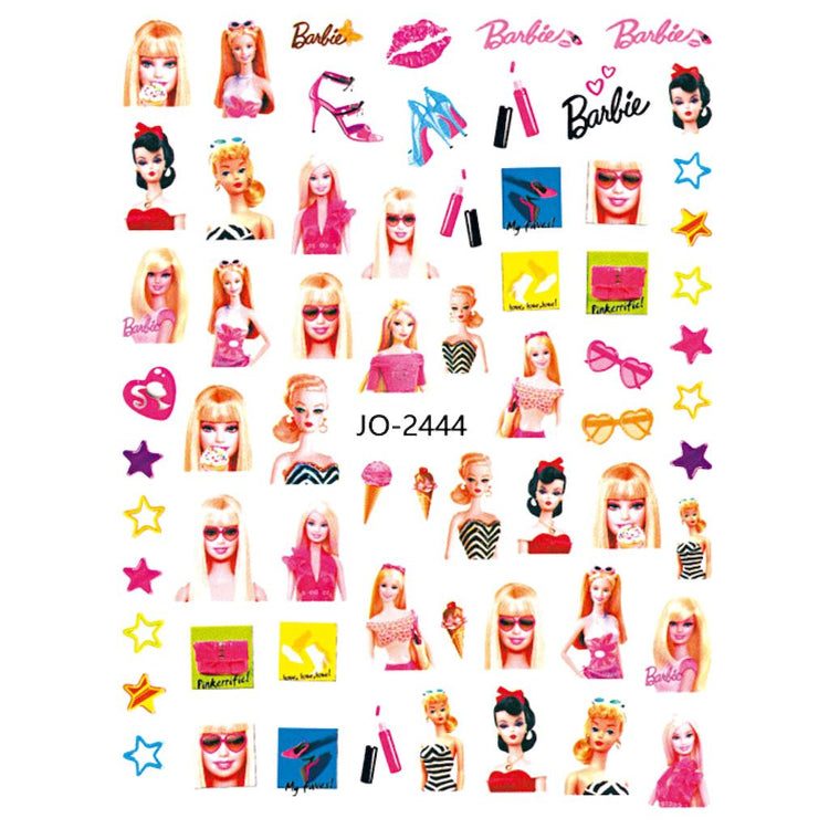 Barbie Nail Art Stickers - NSI Australia