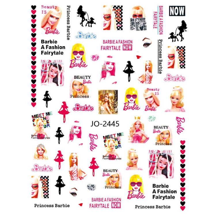 Barbie Nail Art Stickers - NSI Australia