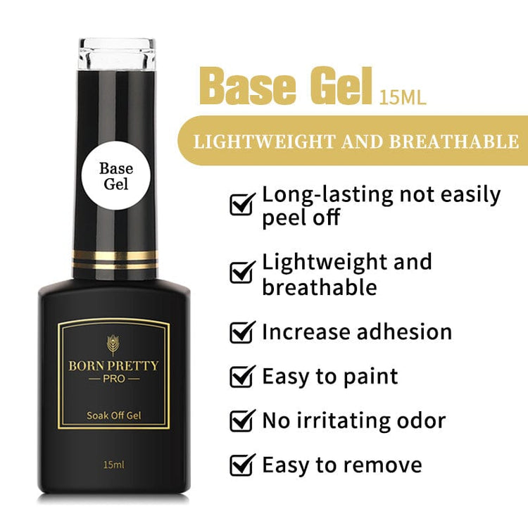 Base Coat BLACK GOLD Series Born Pretty 15ml - NSI Australia