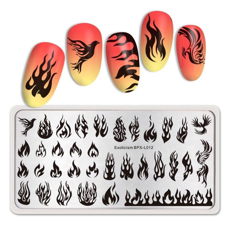 Nail Art Stamping Plates BORN PRETTY - NSI Australia