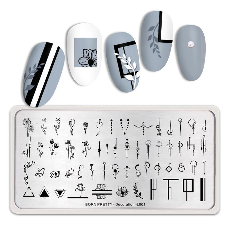 Nail Art Stamping Plates BORN PRETTY - NSI Australia