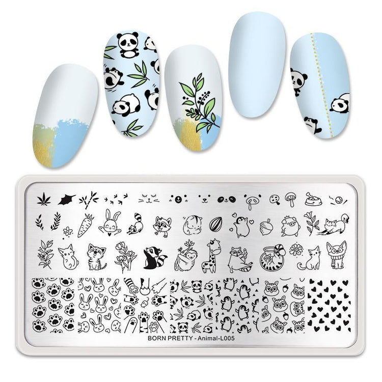 Nail Art Stamping Plates BORN PRETTY - NSI Australia