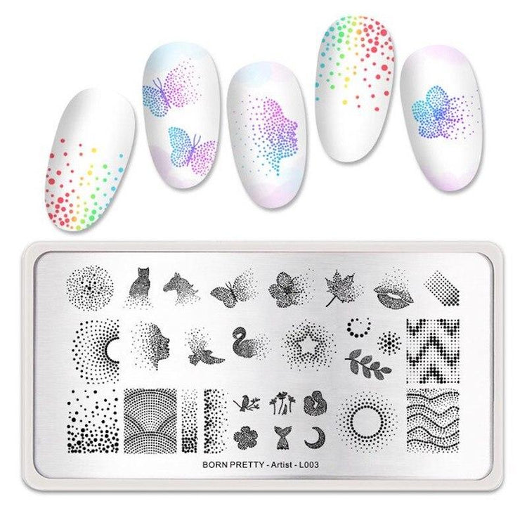 Nail Art Stamping Plates BORN PRETTY - NSI Australia