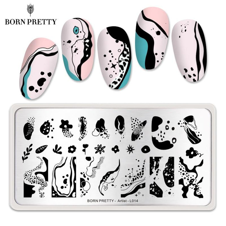 Nail Art Stamping Plates BORN PRETTY - NSI Australia
