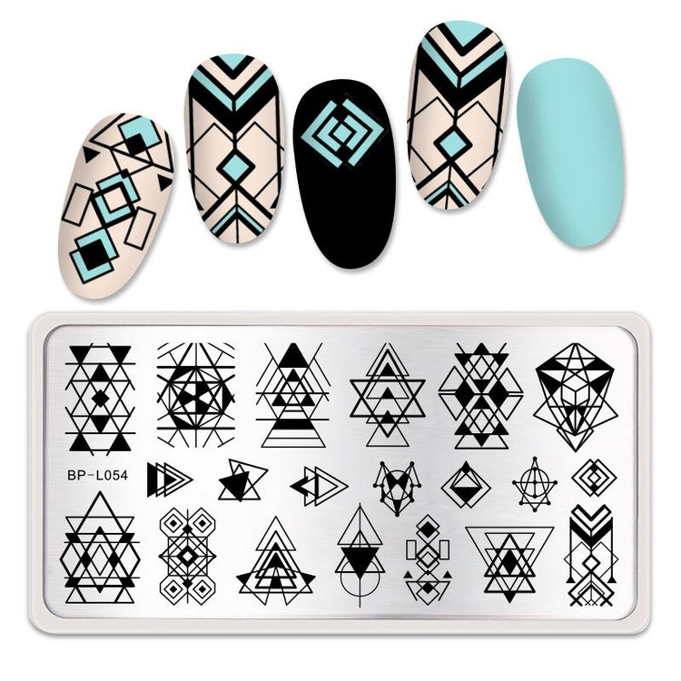 Nail Art Stamping Plates BORN PRETTY - NSI Australia