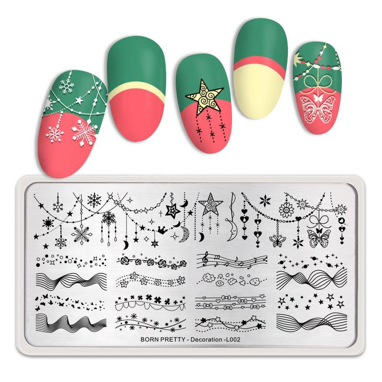 Nail Art Stamping Plates BORN PRETTY - NSI Australia