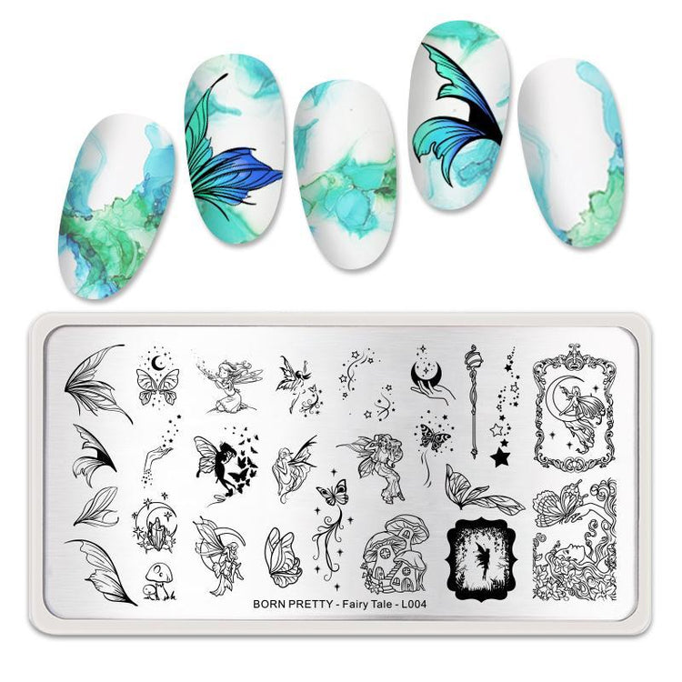 Nail Art Stamping Plates BORN PRETTY - NSI Australia