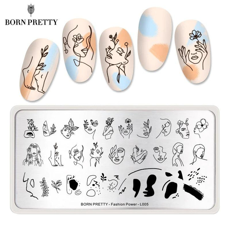 Nail Art Stamping Plates BORN PRETTY - NSI Australia
