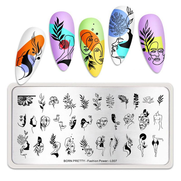 Nail Art Stamping Plates BORN PRETTY - NSI Australia