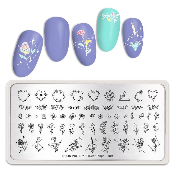 Nail Art Stamping Plates BORN PRETTY - NSI Australia