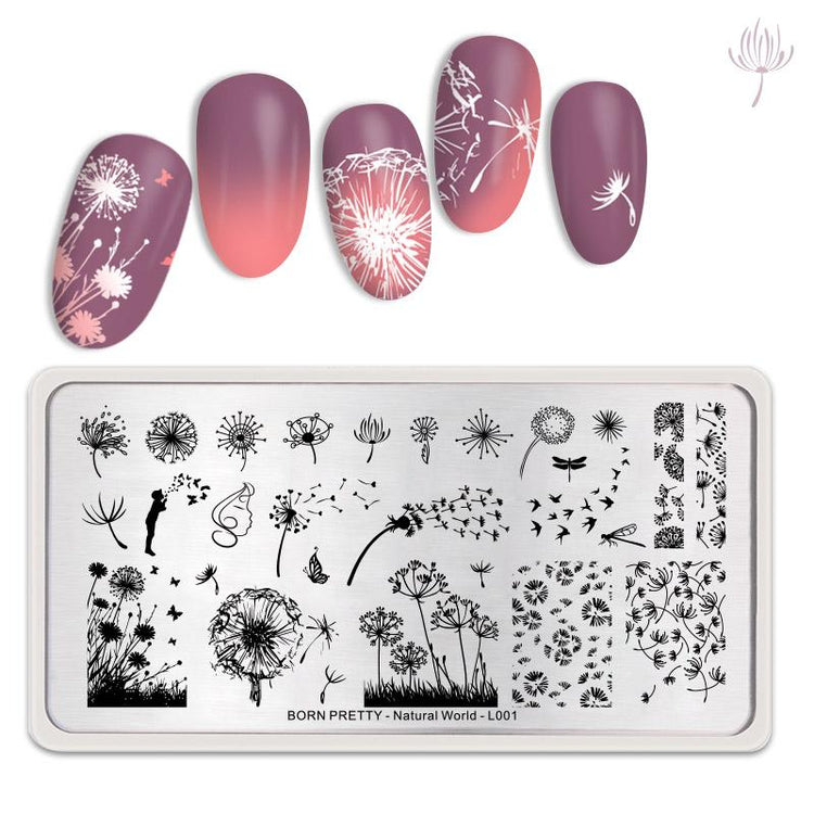 Nail Art Stamping Plates BORN PRETTY - NSI Australia