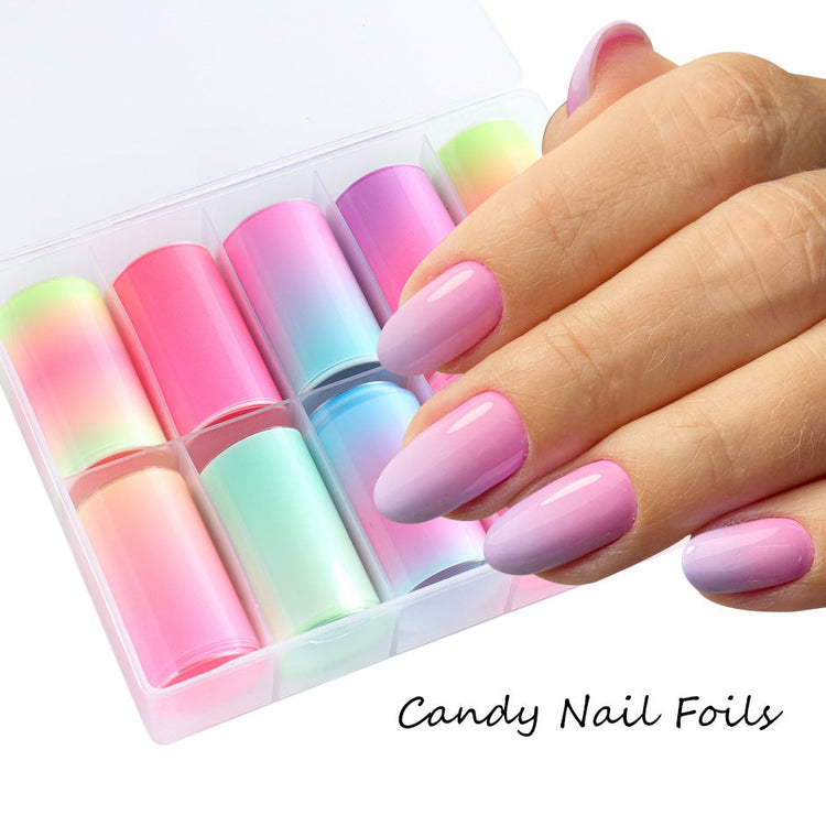 BOX Transfer Foils - Candy Neon ~ 10 ROLLS - NSI Australia