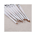 Brushes Nail Art Designs Set 8pcs - Zebra Short Handle - NSI Australia