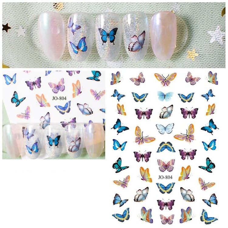 BUTTERFLIES Nail Art Stickers - NSI Australia