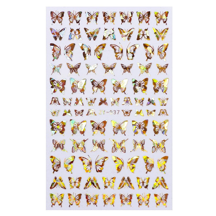 Silver Nail Art Decoration Stickers - NSI Australia