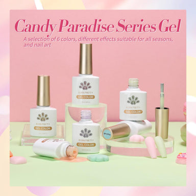 Candy Paradise - Gel Polish 6 Colour Set - NSI Australia