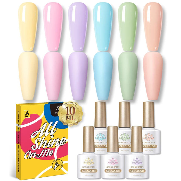 Candy Paradise - Gel Polish 6 Colour Set - NSI Australia