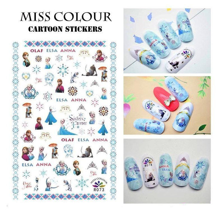 CARTOON Nail Art Stickers - NSI Australia