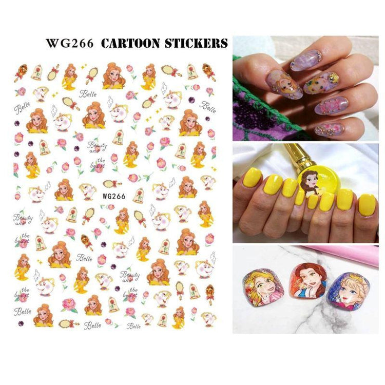 CARTOON Nail Art Stickers - NSI Australia