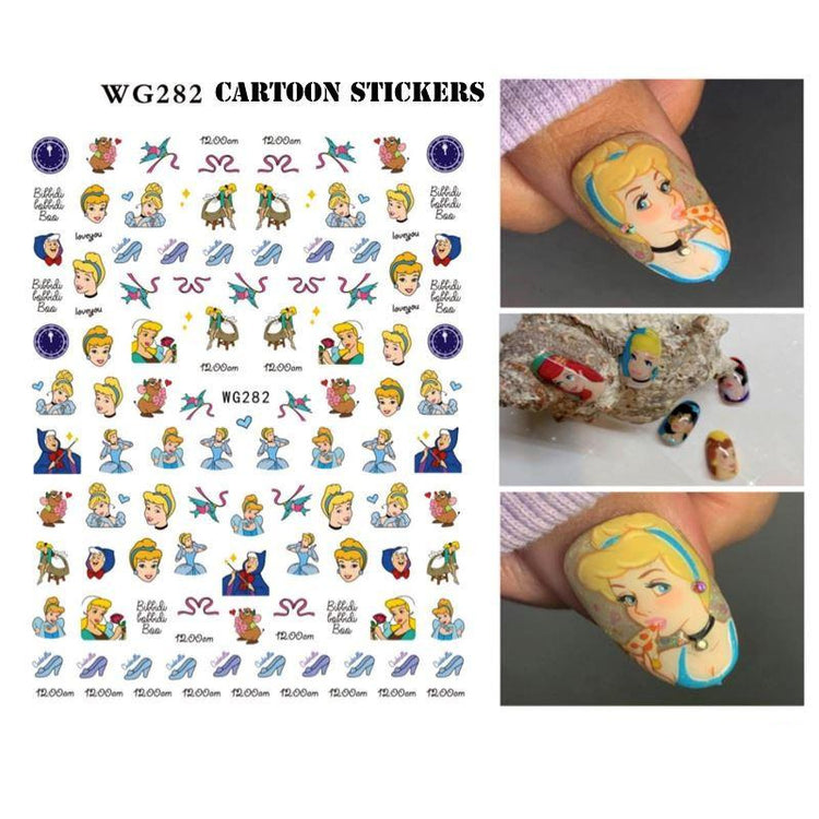 CARTOON Nail Art Stickers - NSI Australia