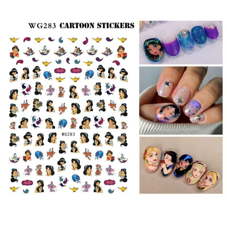 CARTOON Nail Art Stickers - NSI Australia
