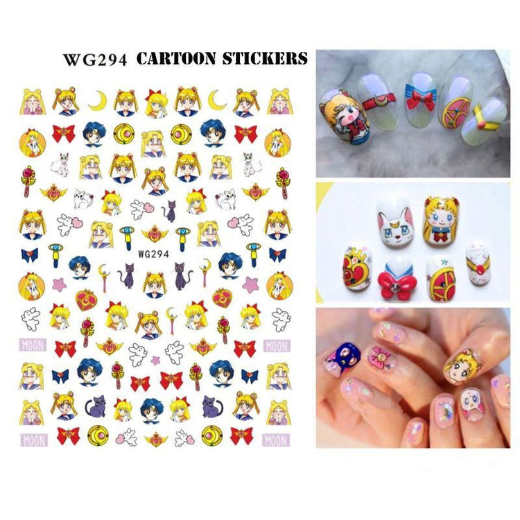CARTOON Nail Art Stickers - NSI Australia