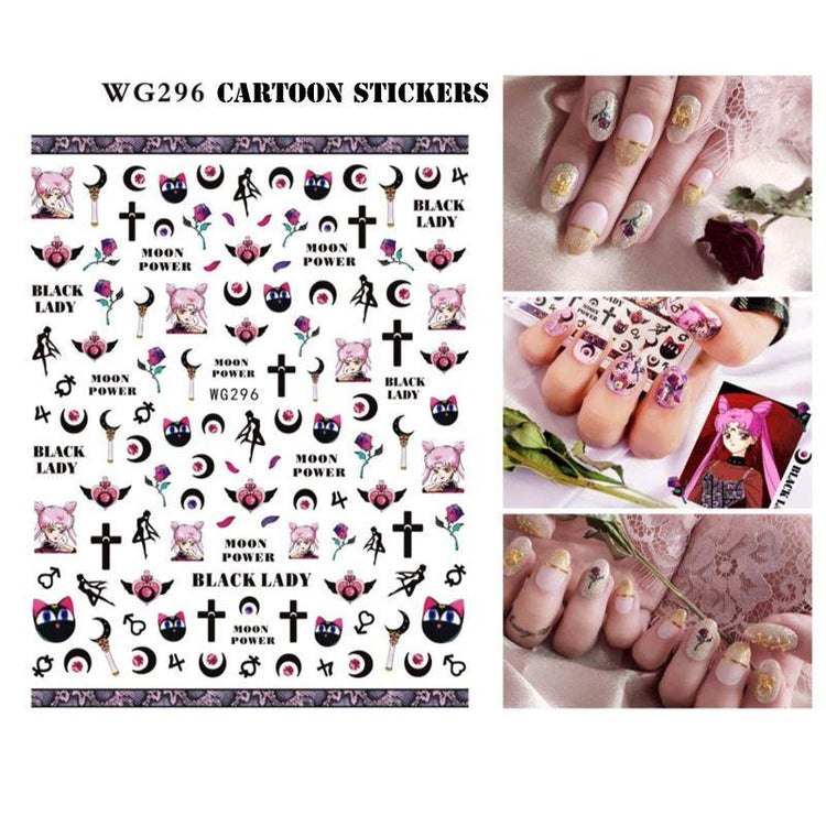 CARTOON Nail Art Stickers - NSI Australia