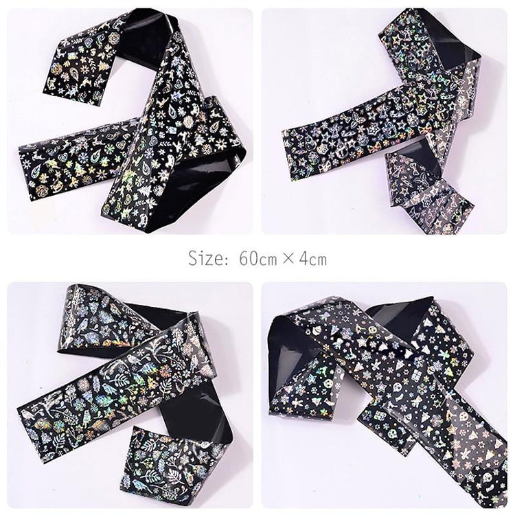 Christmas Decoration Nail Transfer Foils 4pcs Bag - NSI Australia